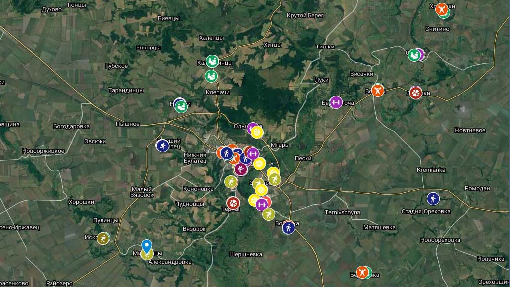 Створюємо разом мапу спортивних споруд Лубенської територіальної громади
